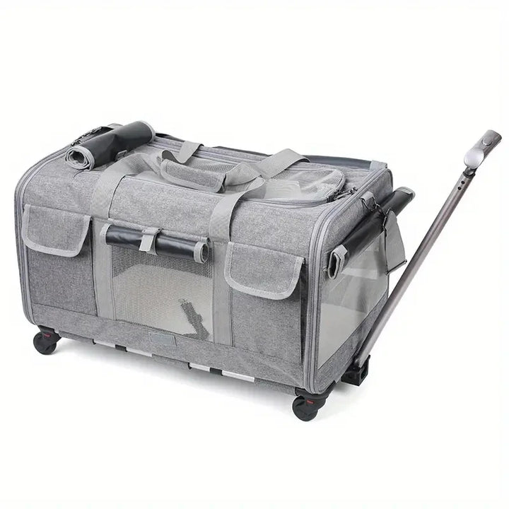 "Foldable Extra-Large Pet Travel Trolley" - Image 10