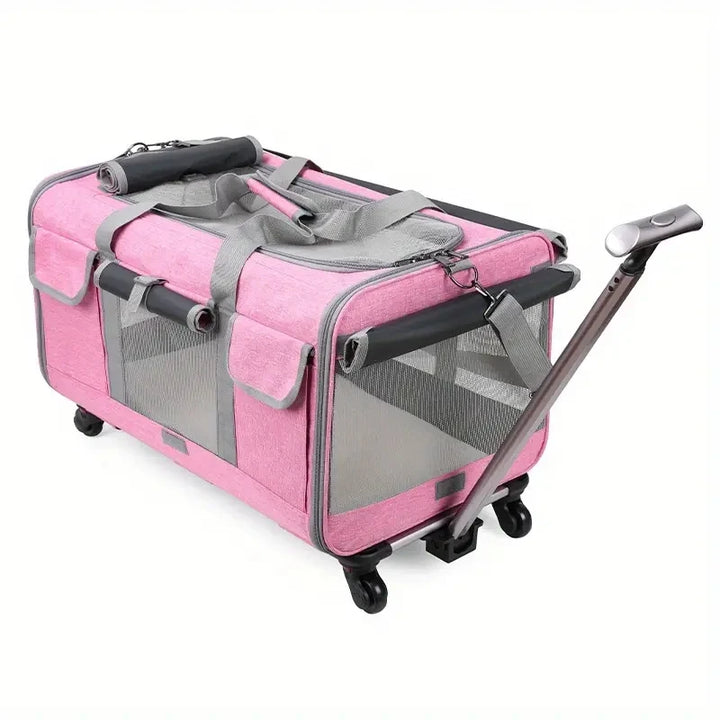 "Foldable Extra-Large Pet Travel Trolley" - Image 9