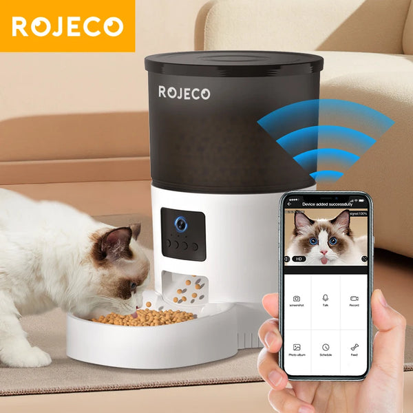 "Rojeco Smart Automatic Pet Feeder"