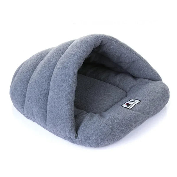 "Warm Slipper-Shaped Pet Bed"