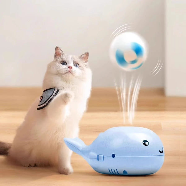 "Interactive Electric Cat Ball Toy"
